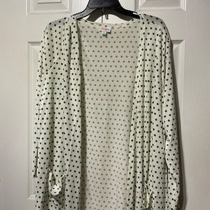 New with tags Green polka dot 2XL LulaRoe Caroline cardigan